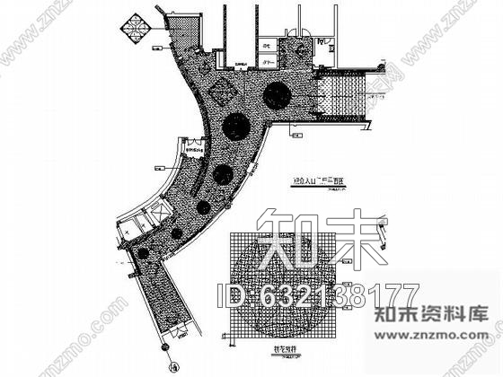 施工图某大剧院观众入口装修图cad施工图下载【ID:632138177】