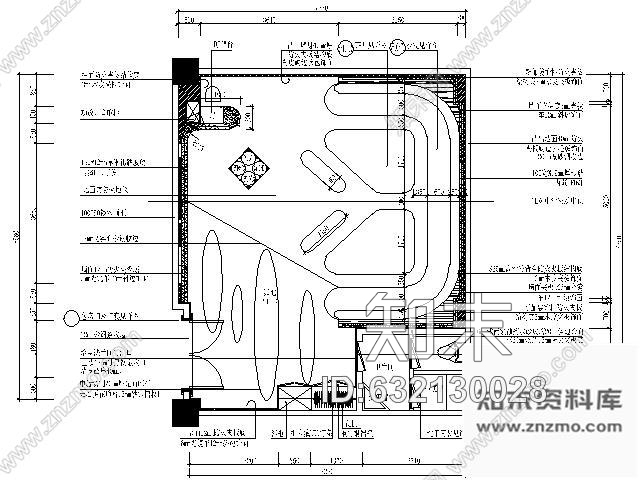 施工图夜总会VIP包间施工图Ⅲcad施工图下载【ID:632130028】