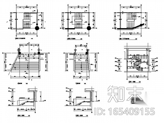 [大连]单层网架结构乙级室内田径馆建筑施工图cad施工图下载【ID:165409155】