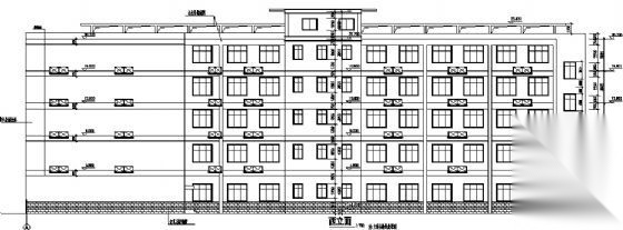 某商务楼建筑施工图cad施工图下载【ID:151435199】