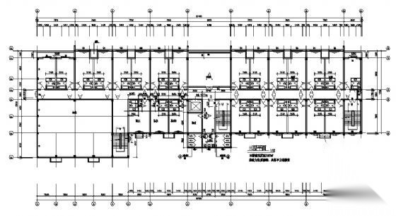 某商务楼建筑施工图cad施工图下载【ID:151435199】