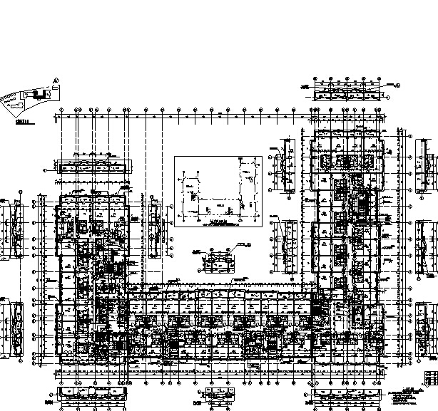 [福建]酒店施工图（建筑结构水电暖16年审查合格终板）cad施工图下载【ID:167937114】