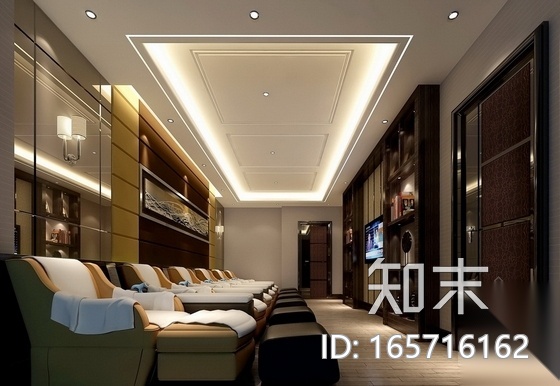 [原创]精品地级市体育馆高档休闲洗浴中心CAD装修施工...cad施工图下载【ID:165716162】