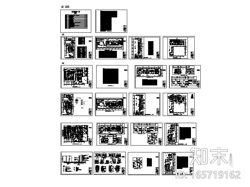 [广州]某五星级度假大酒店厨房设备设计图施工图下载【ID:165719162】