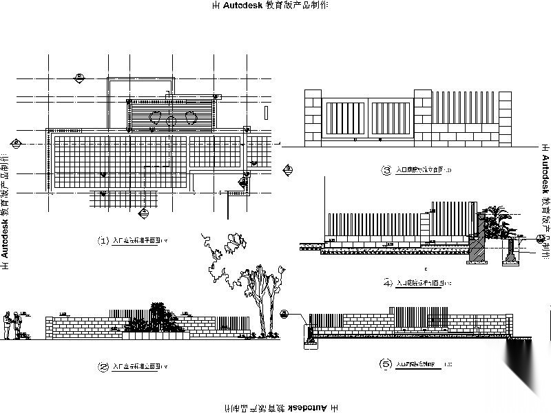 [重庆]数码城商业景观设计施工图（赠方案文本+景观概...施工图下载【ID:160718156】