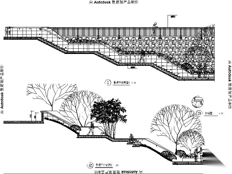 [重庆]数码城商业景观设计施工图（赠方案文本+景观概...施工图下载【ID:160718156】