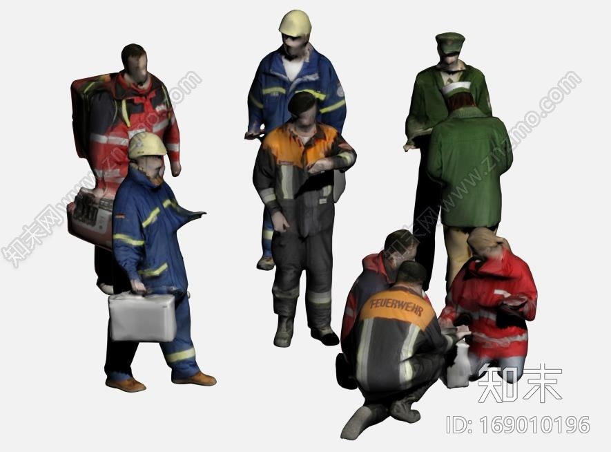 维修工人CG模型下载【ID:169010196】