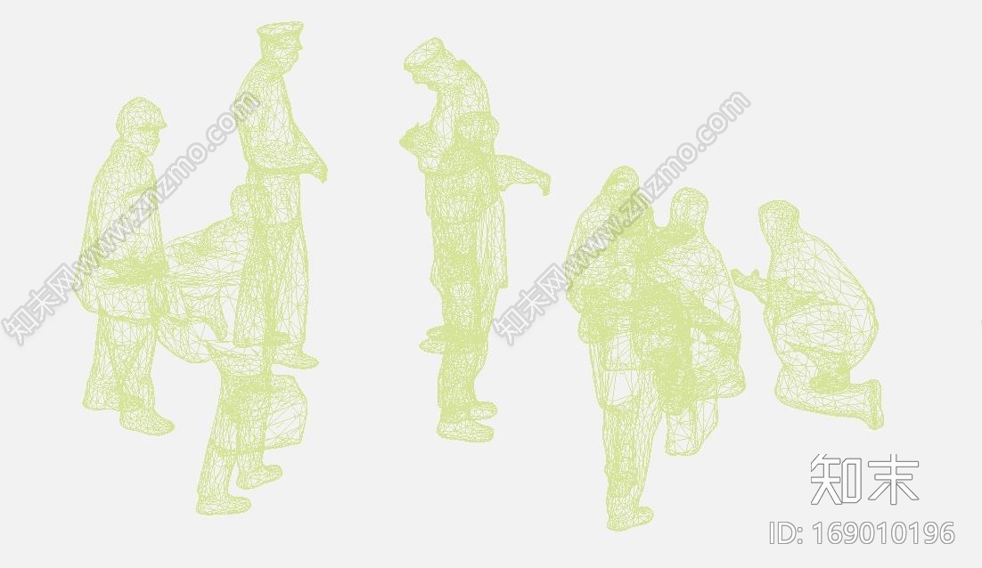 维修工人CG模型下载【ID:169010196】