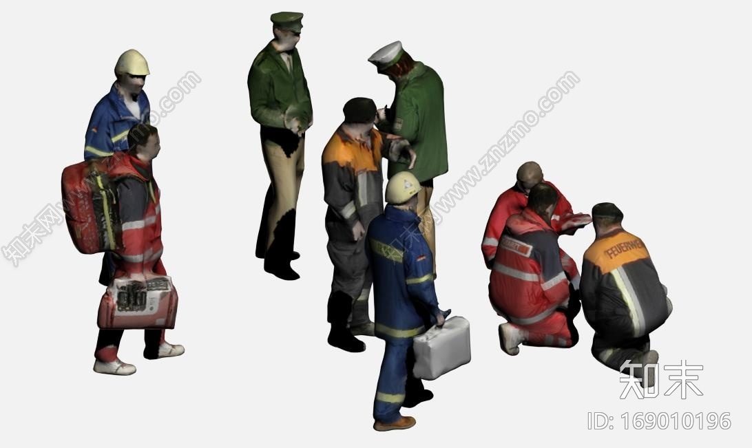 维修工人CG模型下载【ID:169010196】