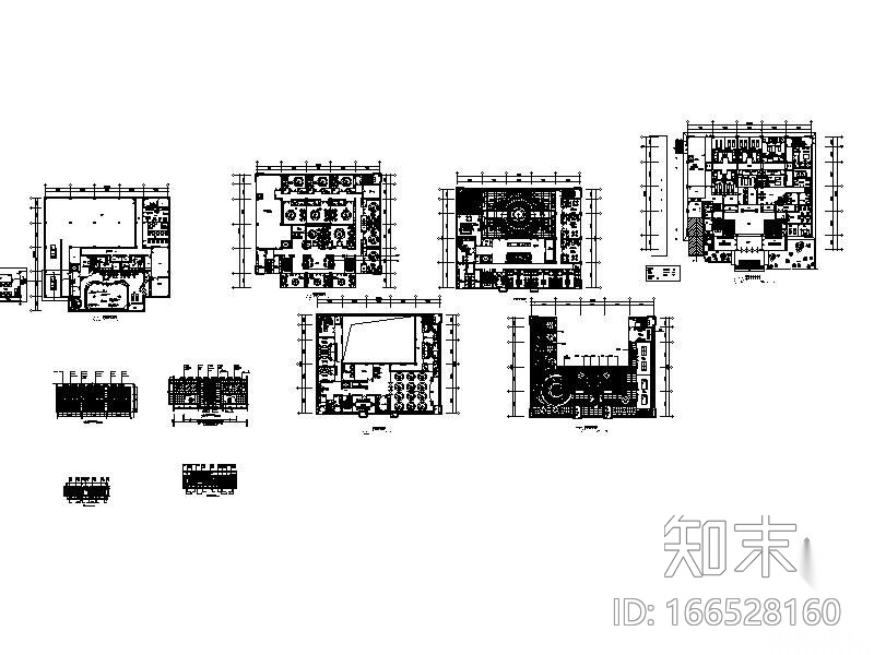 [成都]某欧式休闲会所装修图(含效果)cad施工图下载【ID:166528160】