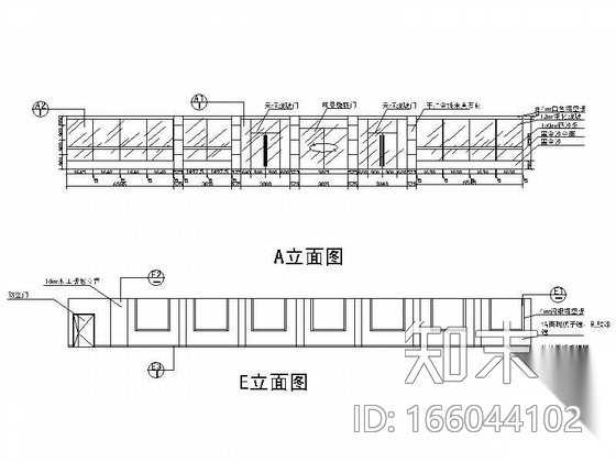 [山东]某市信用社施工图cad施工图下载【ID:166044102】