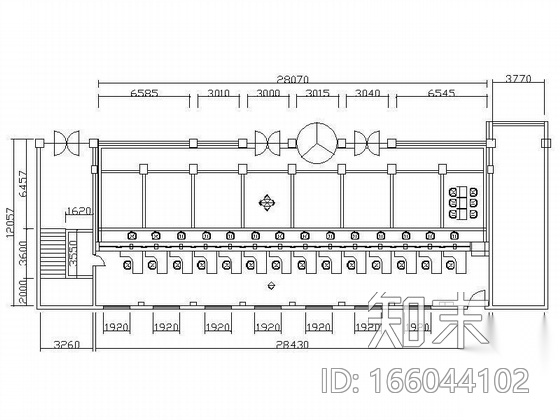 [山东]某市信用社施工图cad施工图下载【ID:166044102】