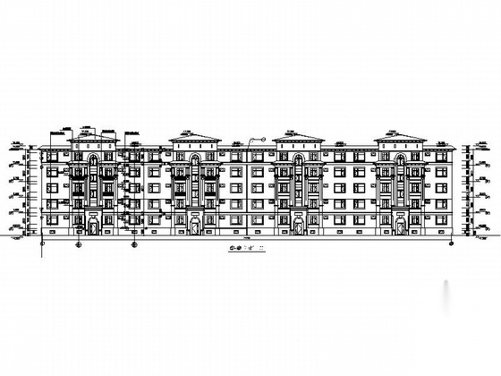 [新疆]某欧式小区规划及单体设计建筑施工图cad施工图下载【ID:166222192】