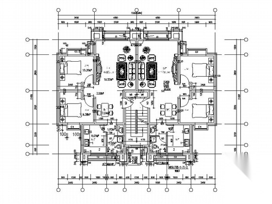 [新疆]某欧式小区规划及单体设计建筑施工图cad施工图下载【ID:166222192】