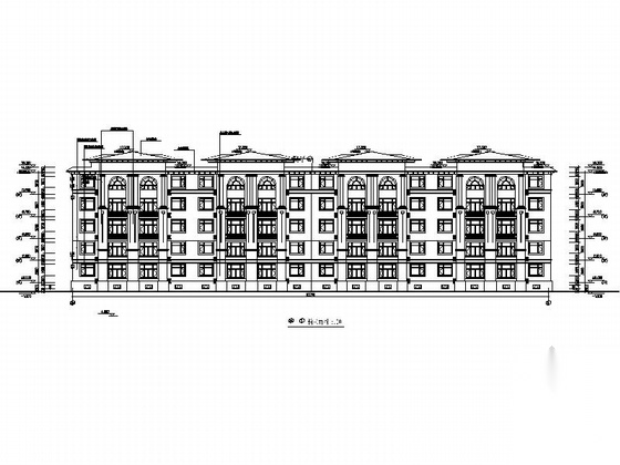 [新疆]某欧式小区规划及单体设计建筑施工图cad施工图下载【ID:166222192】