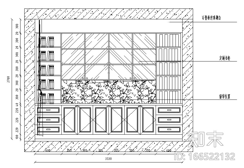 [江苏]美式风格别墅设计施工图（附效果图）cad施工图下载【ID:166522132】