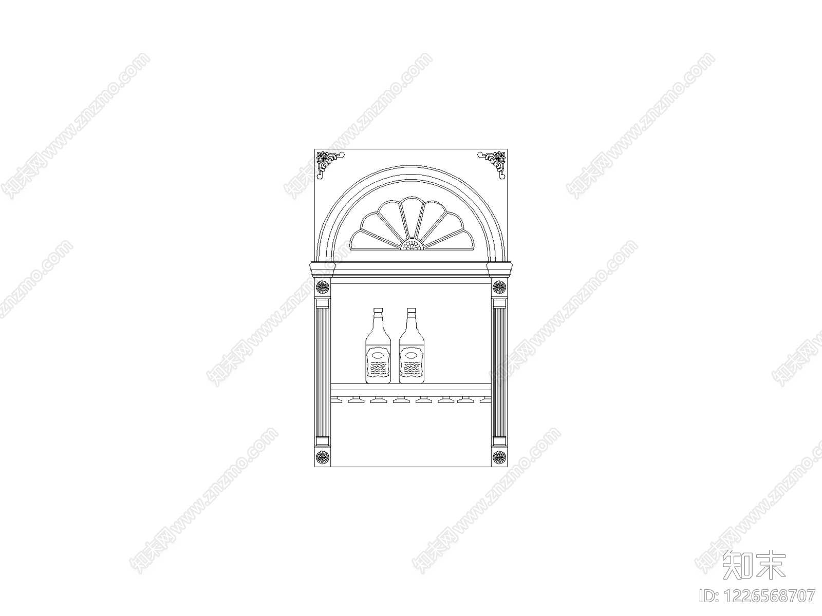 柜子cad施工图下载【ID:1226568707】