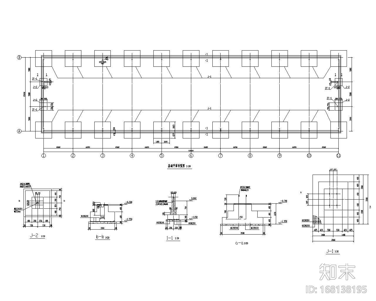 修理车间15米单跨钢结构结构施工图（CAD）cad施工图下载【ID:168138195】