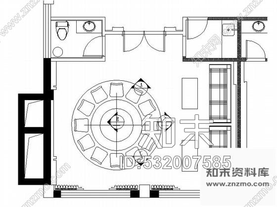 施工图上海某奢华酒饭店包房5装修图含效果施工图下载【ID:532007585】