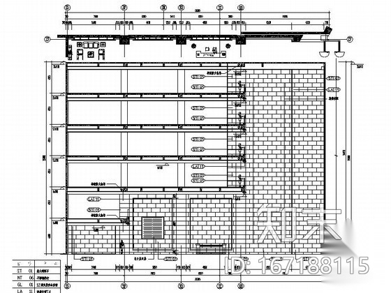 某写字楼现代首层大堂装修图（含效果）cad施工图下载【ID:167188115】