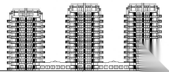 航运新村高层住宅建筑方案图cad施工图下载【ID:149850179】
