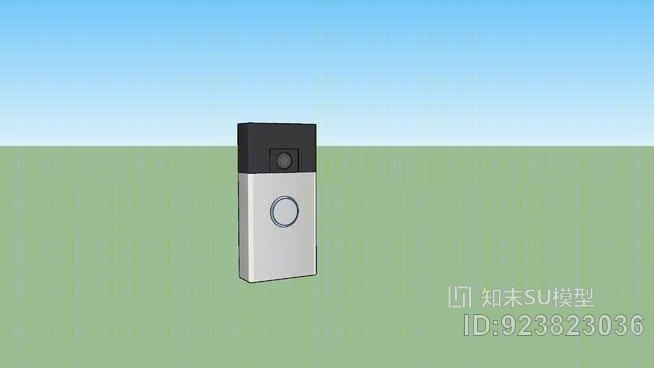 环形门铃SU模型下载【ID:923823036】