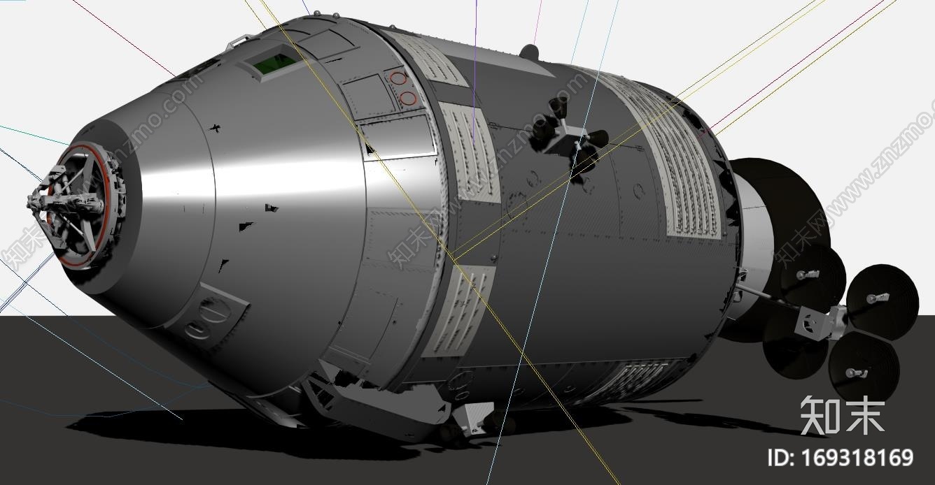 飞船CG模型下载【ID:169318169】