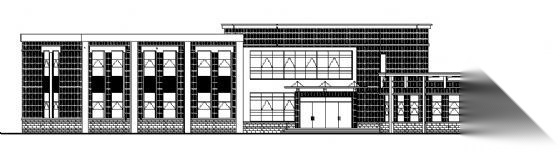 某二层高尔夫练球场会所建筑施工图施工图下载【ID:166573184】