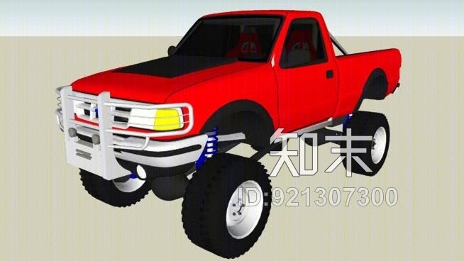 斯莱德沃兹2000福特兰格定期驾驶室Rayy卡车SU模型下载【ID:921307300】