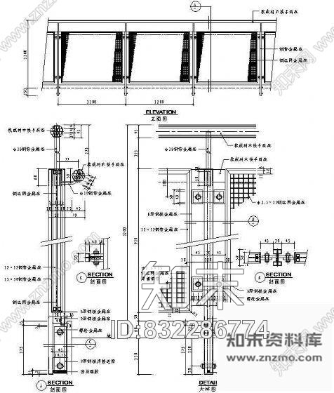 图块/节点楼梯节点详图15cad施工图下载【ID:832286774】