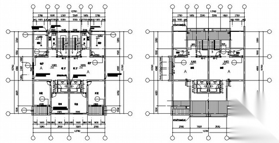 [浙江]某农村徽派马头墙住宅楼建筑施工图cad施工图下载【ID:164871168】