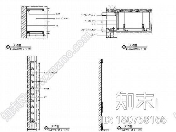 [四川]欧式风格国际四居室样板房室内装修设计施工图（含...cad施工图下载【ID:180758166】