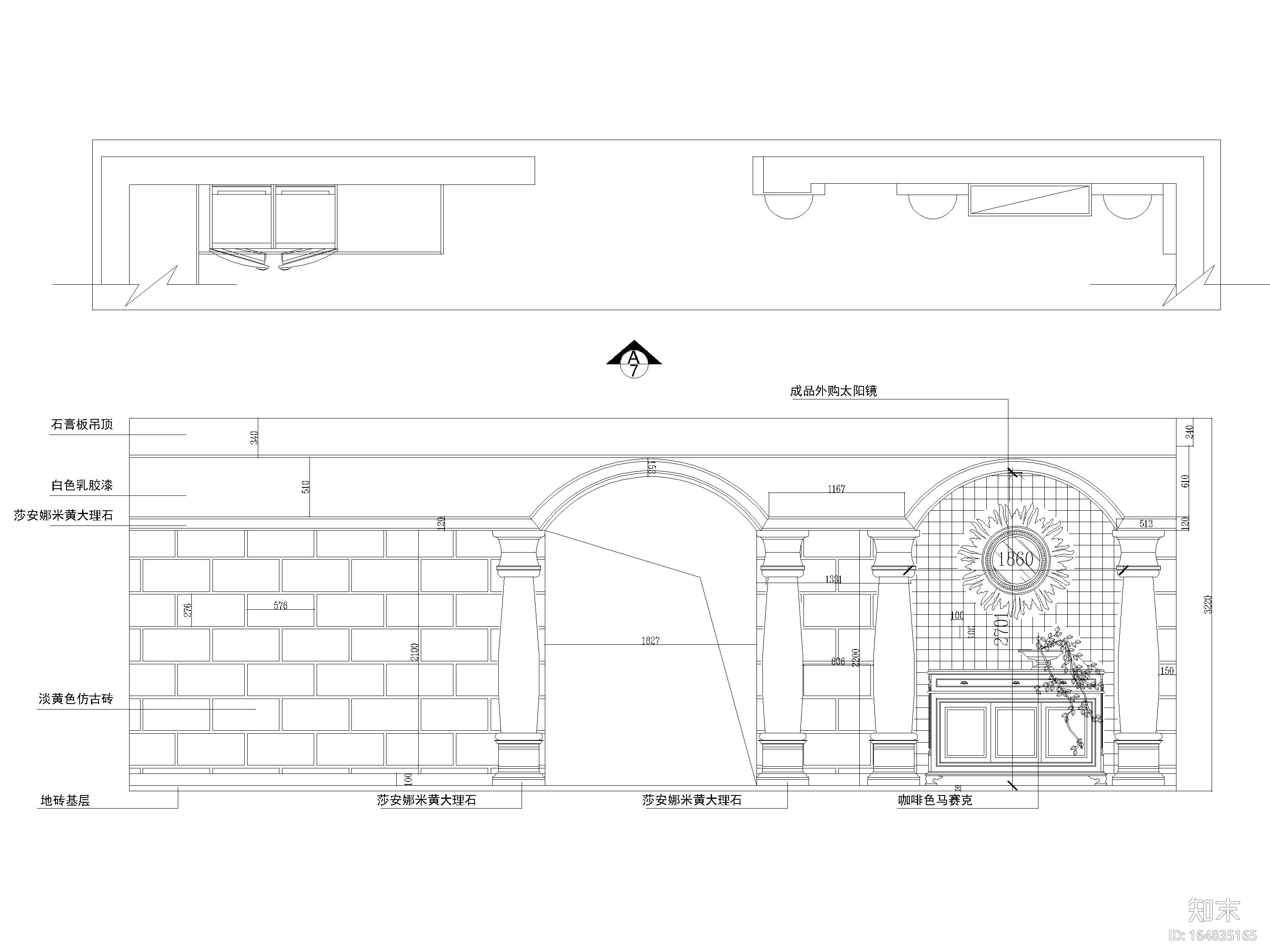 [湖南]333㎡古典欧式五居室三层别墅施工图施工图下载【ID:164835165】