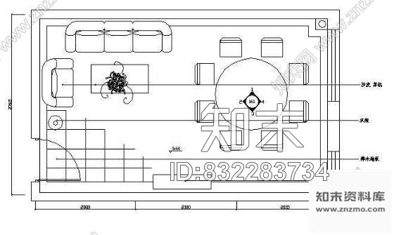 图块/节点餐厅包房平面布置图7cad施工图下载【ID:832283734】