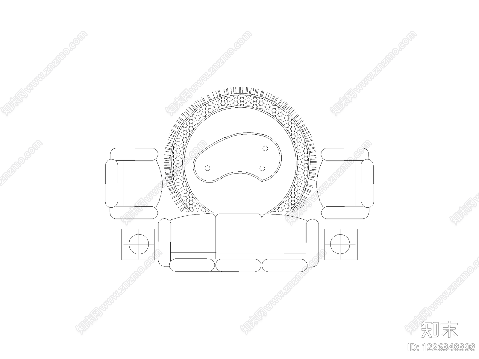 现代家装图库CAD图纸
