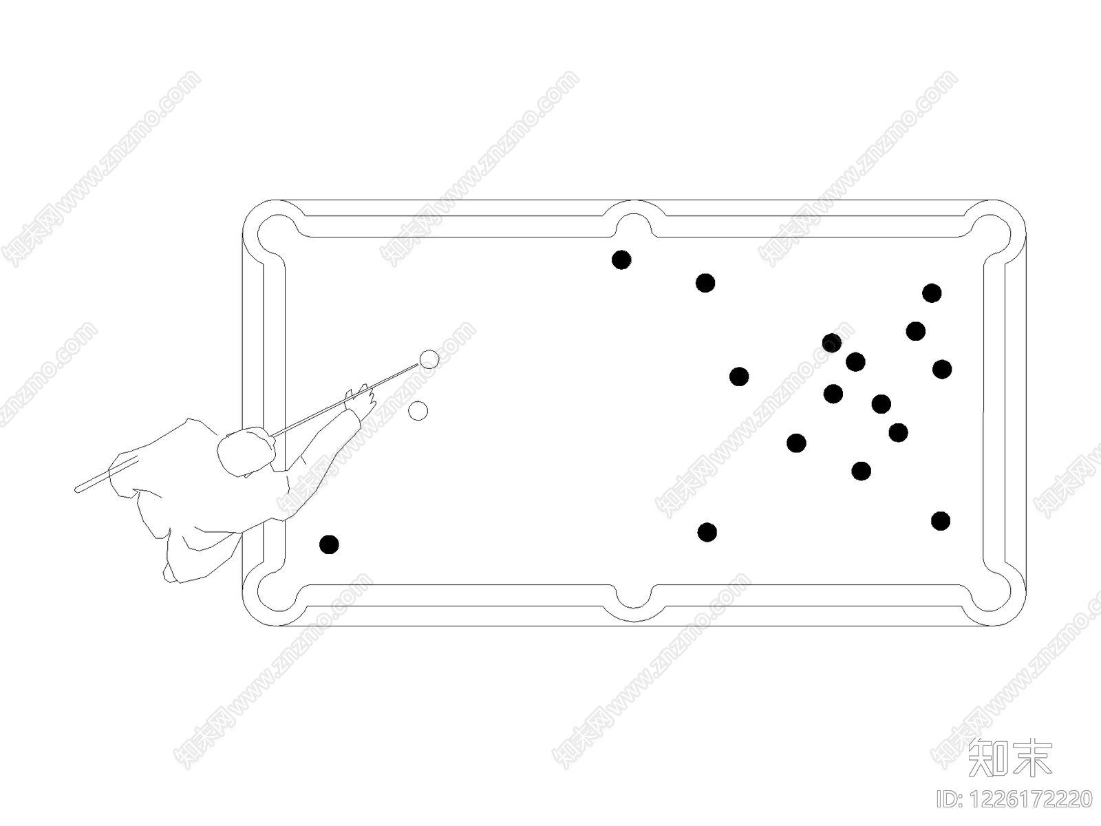 桌子CAD图纸