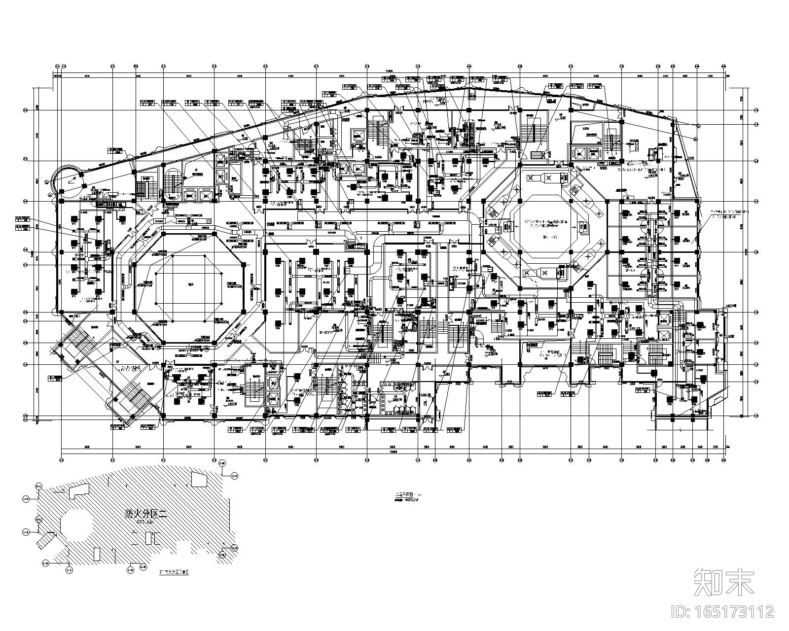 汉中兴元生态旅游示范区汉街项目暖通施工图cad施工图下载【ID:165173112】