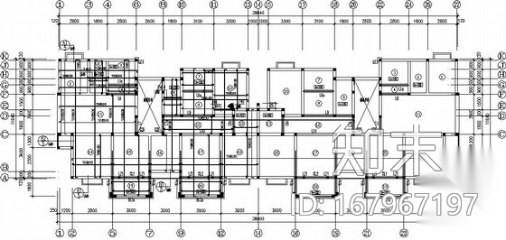 [淮安]6度区坡屋顶桩基砖混住宅结构施工图施工图下载【ID:167967197】