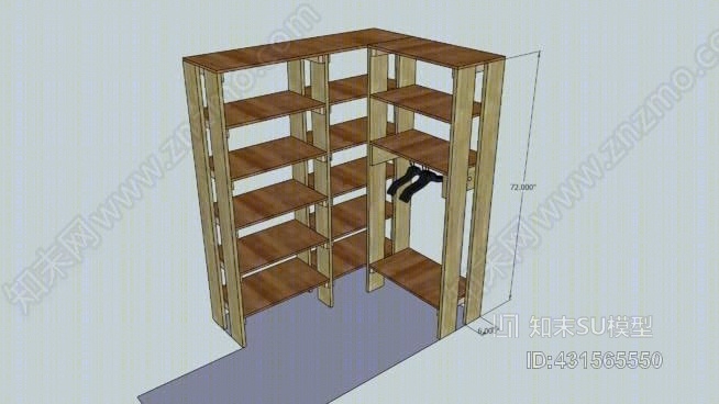 小型储藏室SU模型下载【ID:431565550】