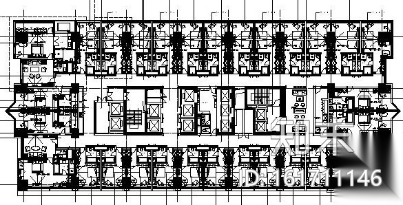 [四川]成都大鼎世纪广场酒店式公寓施工图设计（附高清效...施工图下载【ID:161711146】