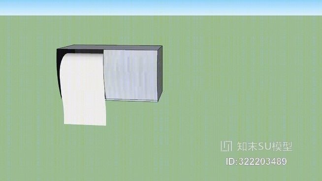 金佰利克拉克不锈钢卫生纸分配器SU模型下载【ID:322203489】