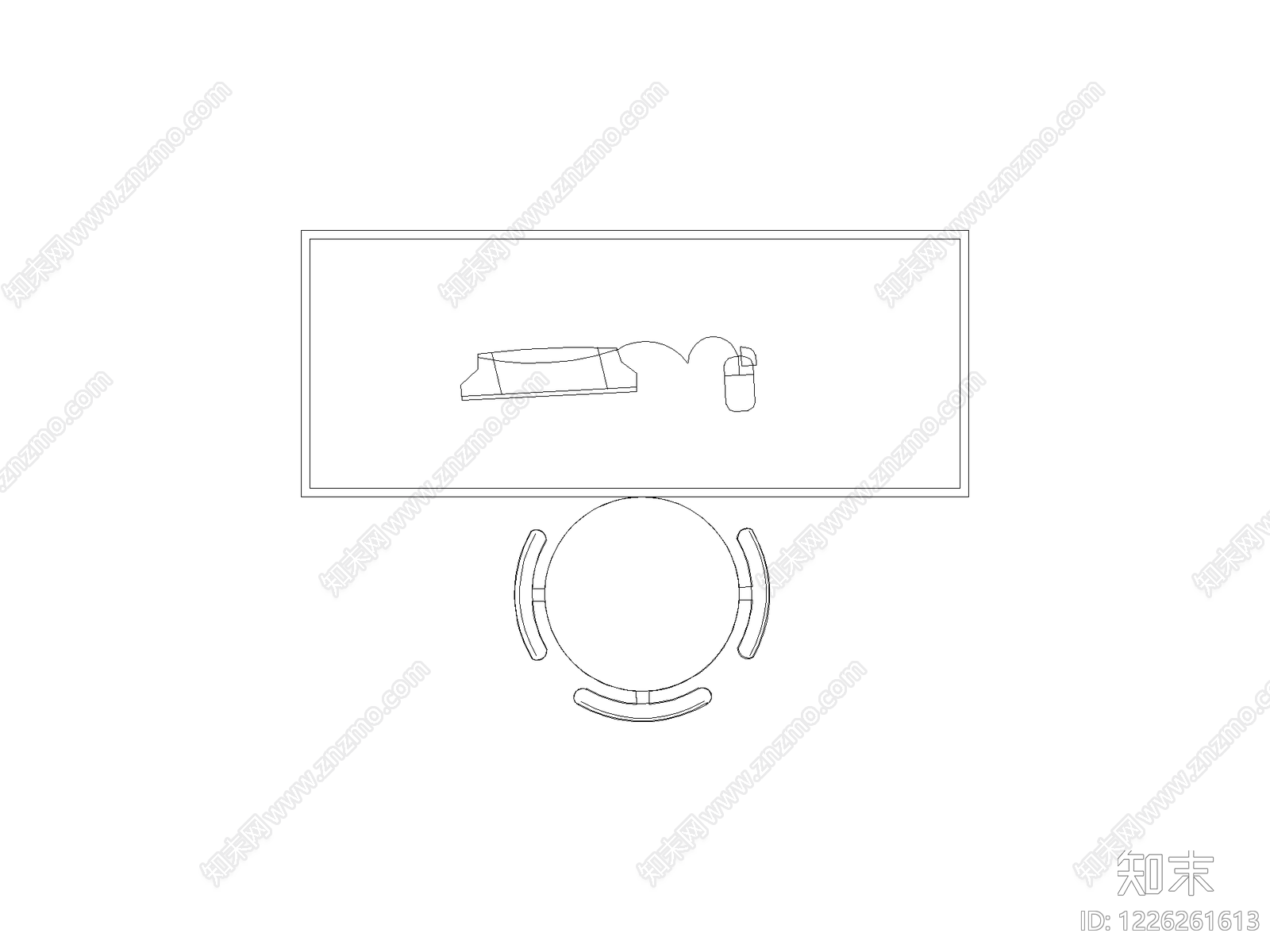 桌子CAD图纸