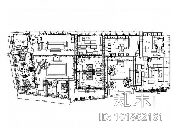 [云南]丽江某古建酒店客栈装修图施工图下载【ID:161862161】