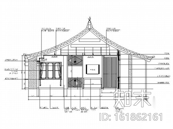 [云南]丽江某古建酒店客栈装修图施工图下载【ID:161862161】