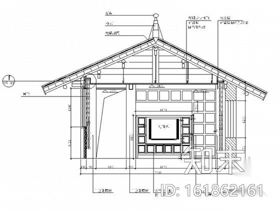 [云南]丽江某古建酒店客栈装修图施工图下载【ID:161862161】