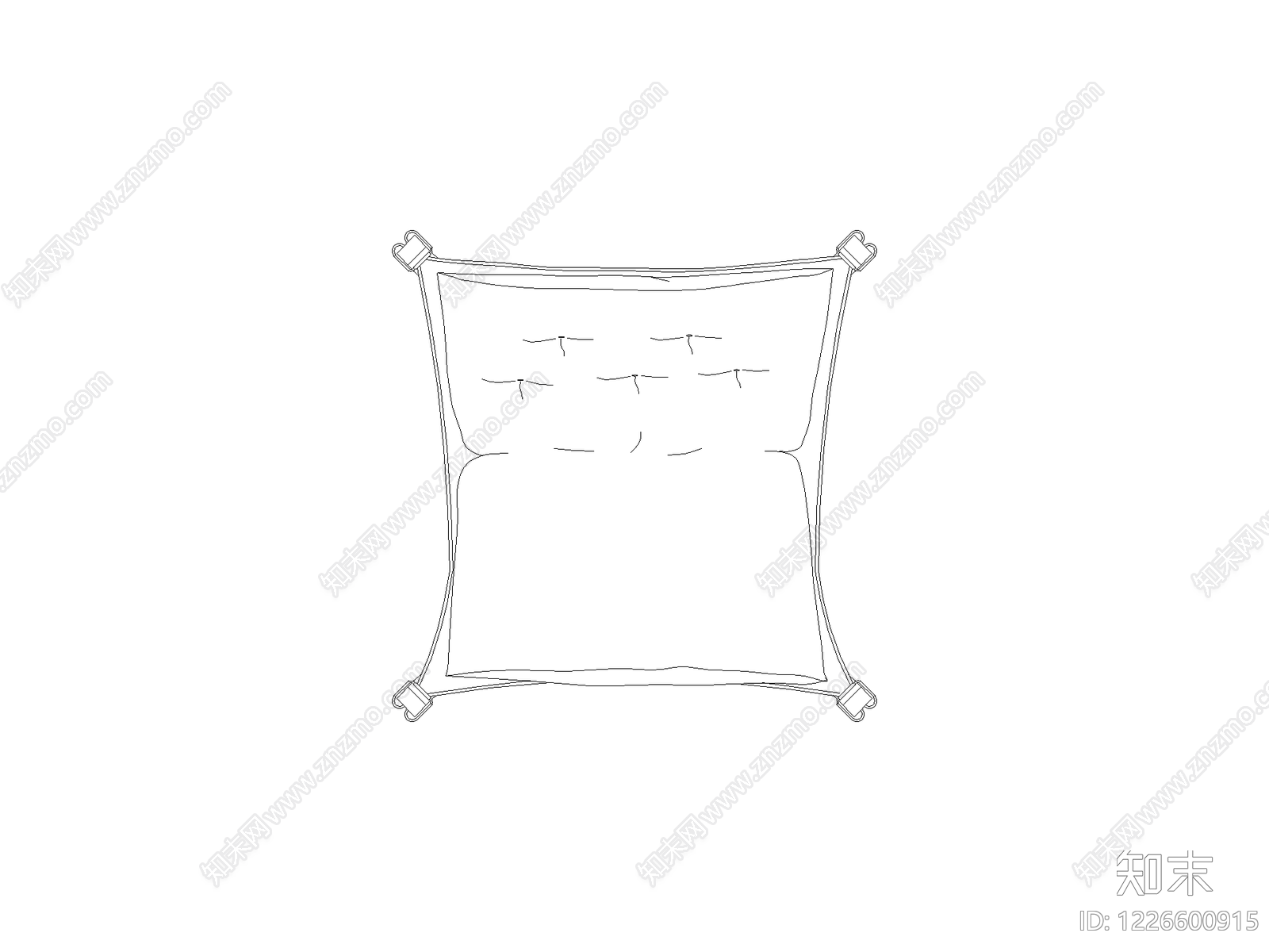 现代沙发CAD图纸