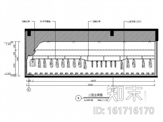[上海]高端时尚名品牌专卖店室内装修图（含效果）cad施工图下载【ID:161716170】