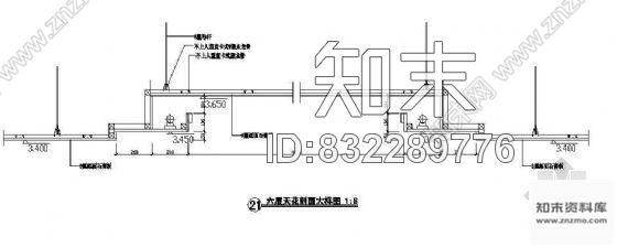 图块/节点天花大样cad施工图下载【ID:832289776】