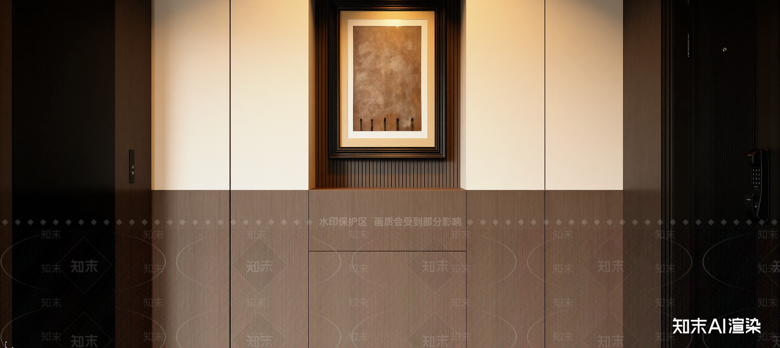 现代玄关3D模型下载【ID:1221900402】