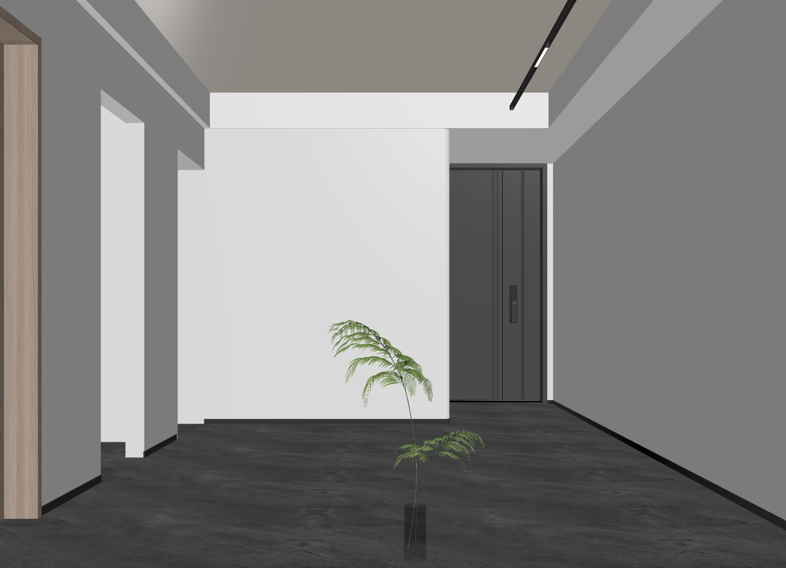现代走廊3D模型下载【ID:1214693937】